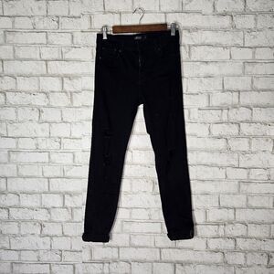 LABIJOU black distressed jeans‎
